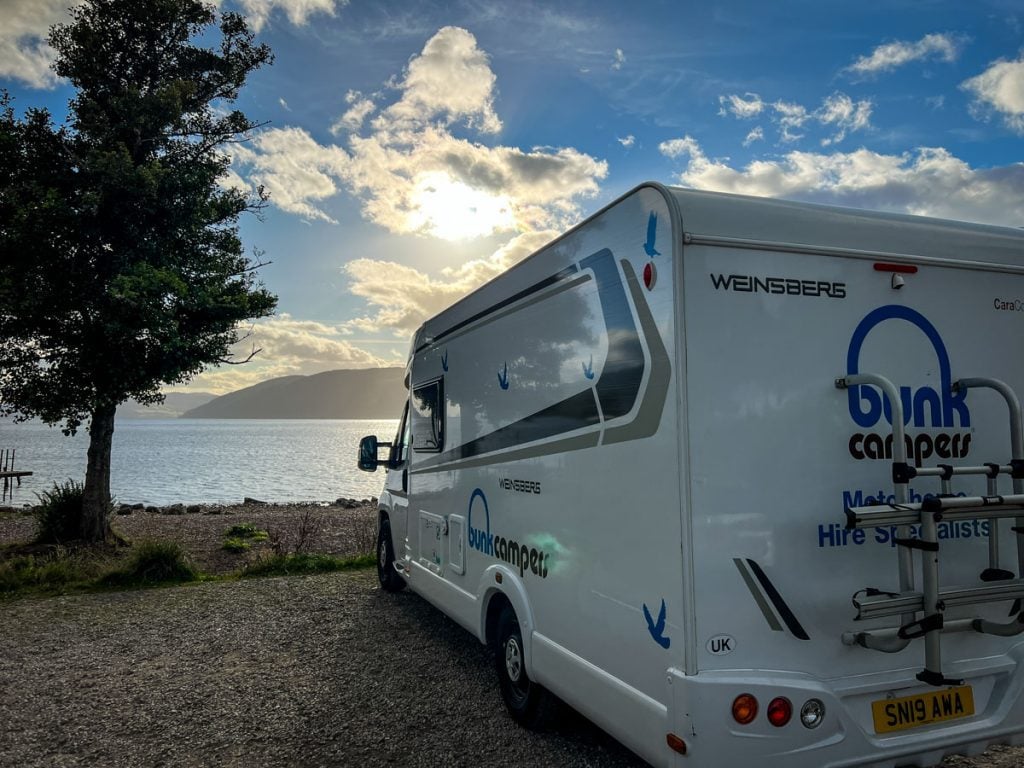 travel scotland by campervan