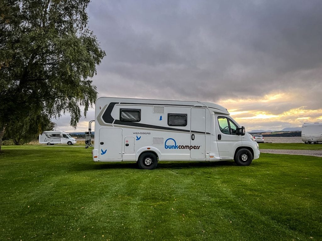 travel scotland by campervan