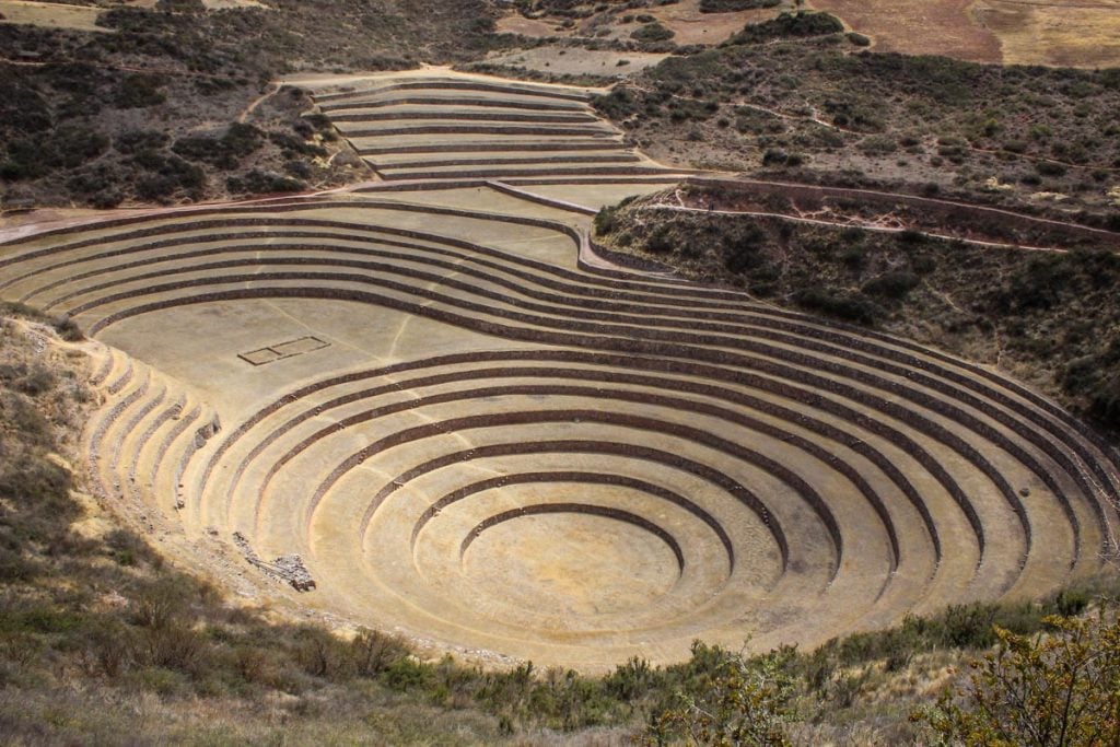 Moray ruins Sacred Valley Peru