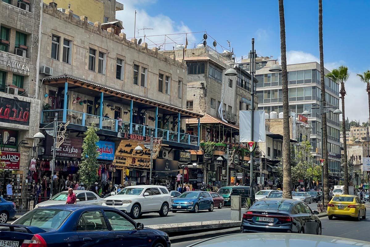 Driving in Amman Jordan