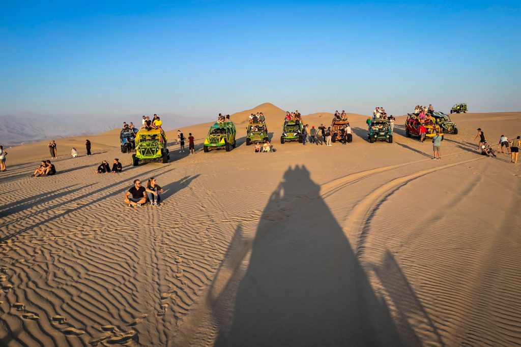 dune buggys in Huacachina Peru