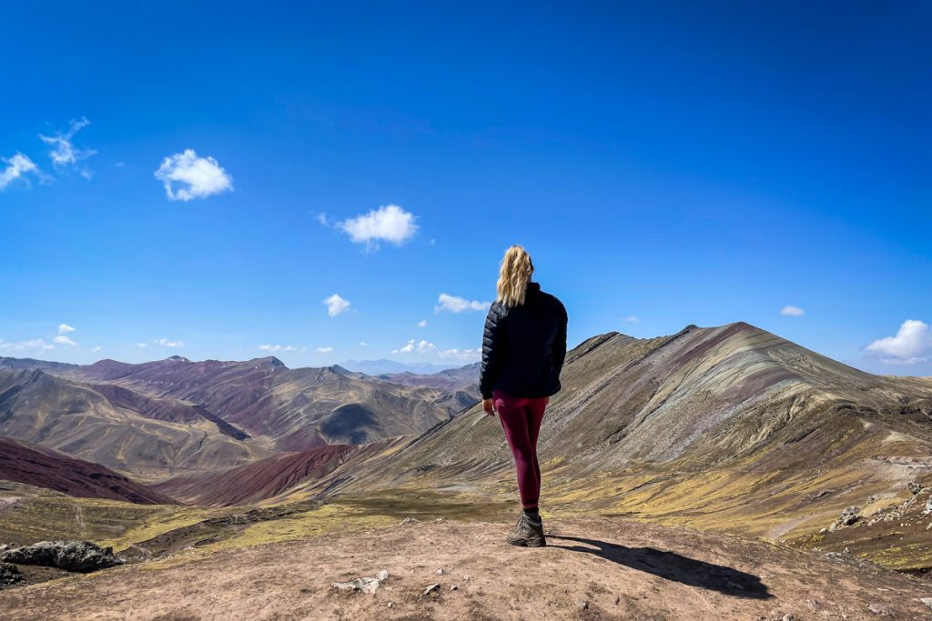 mountain travel rainbow