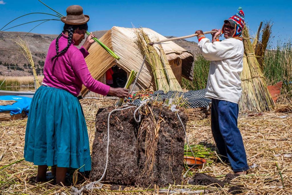 Lake Titicaca Peru Floating Islands