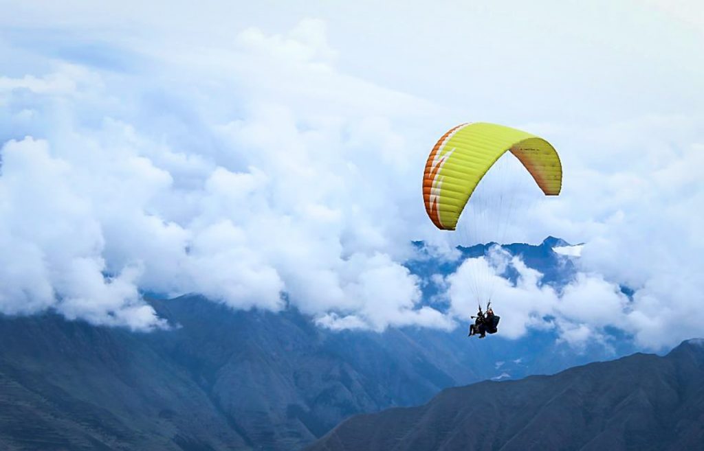 Paragliding over the Sacred Valley Peru (Get Your Guide)