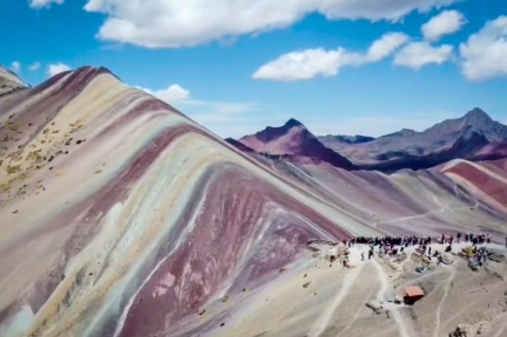 mountain travel rainbow