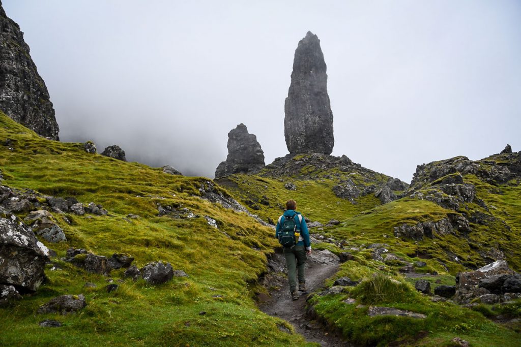 Old Man of Storr walk Isle of Skye Scotland