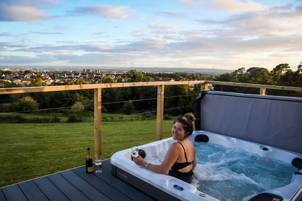 Scotland Glamping hot tub