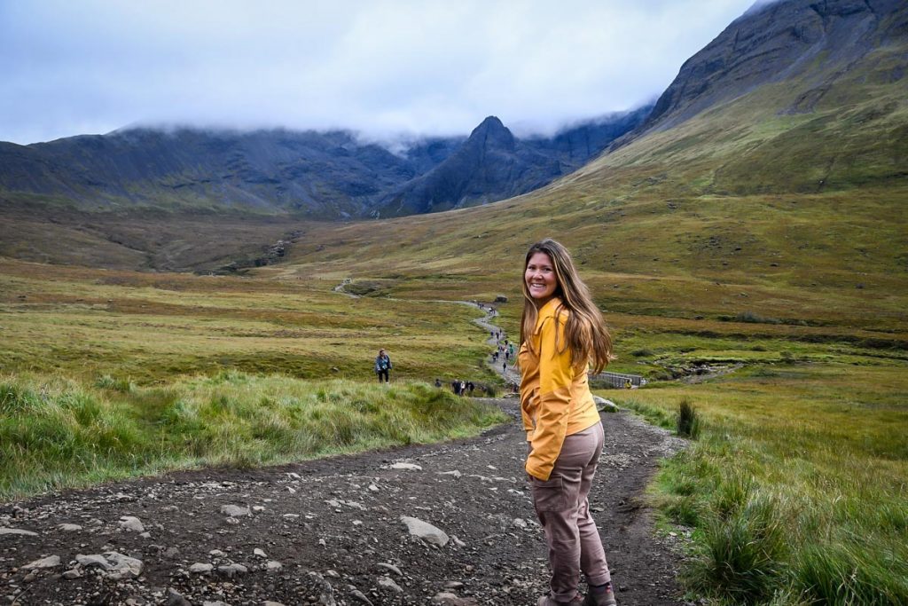 Fairy Pools Skye hike trail 