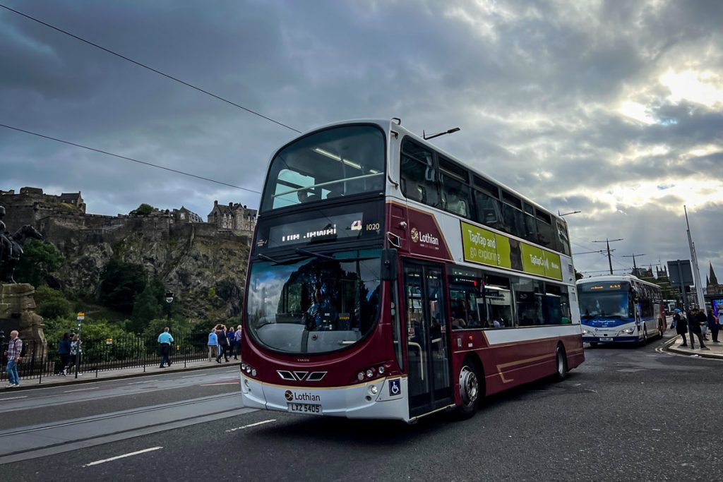transportation in Edinburgh Scotland