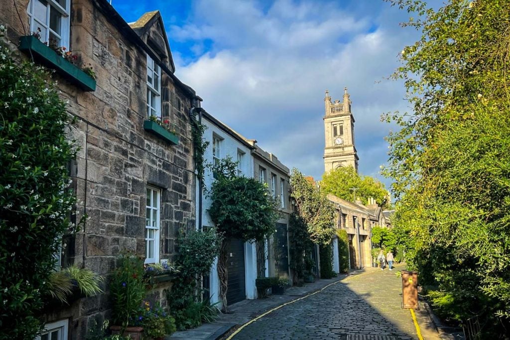 Circus Lane Dean Village Edinburgh Scotland