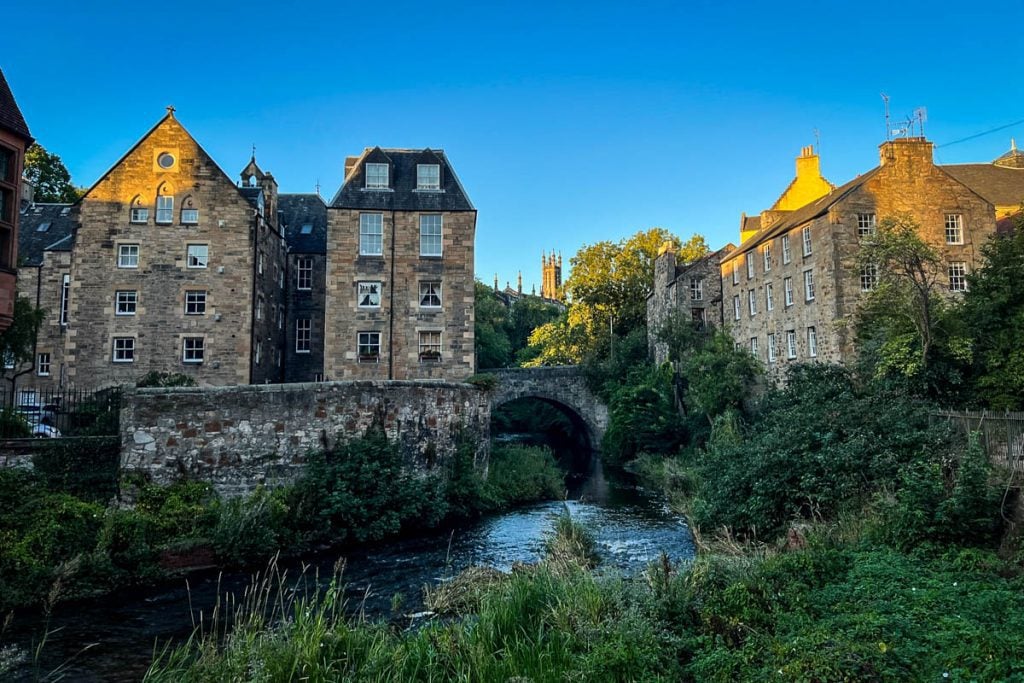 Water of Leith Walkway Dean Village Edinburgh Scotland