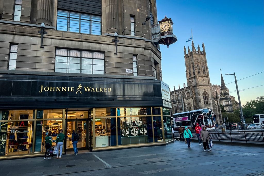 Johnnie Walker Edinburgh Scotland