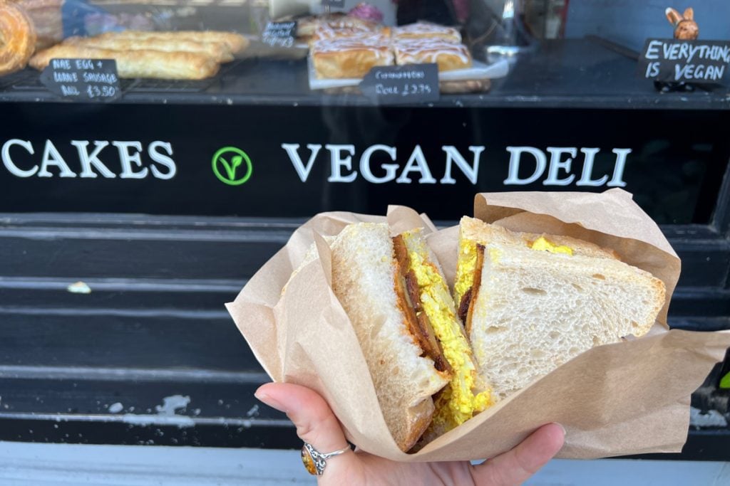 Vegan deli Edinburgh Scotland