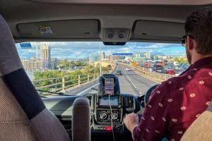 driving in Glasgow Scotland