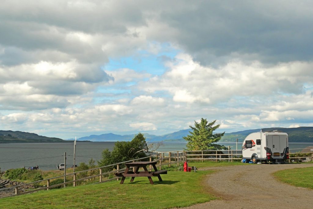 Salen Bay Campsite Isle of Mull