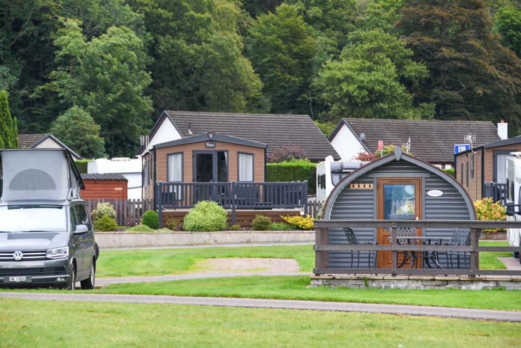 Scotland camping glamping facilities