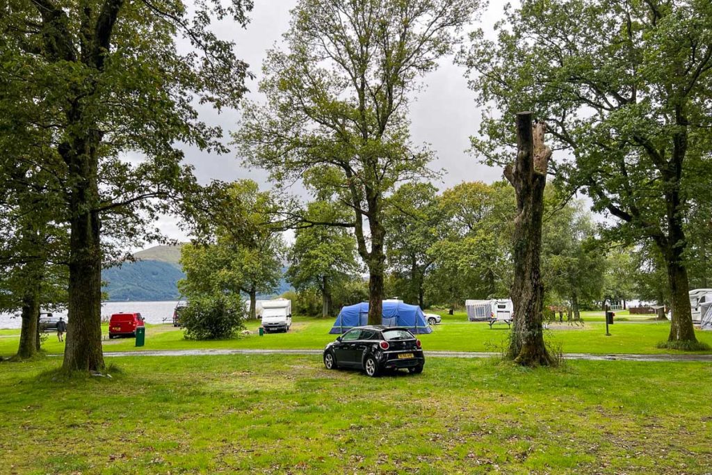 Scotland camping