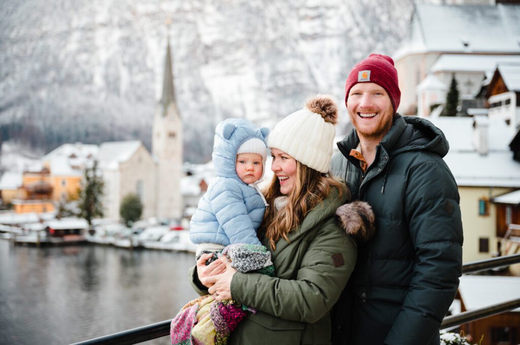 Hallstatt Family Photo with a baby