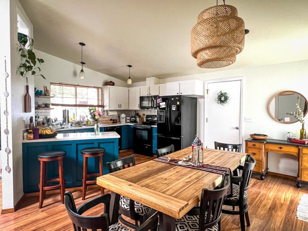 Kitchen and dining room