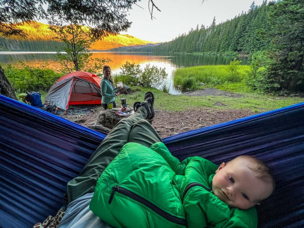 Backcountry Camping with a baby