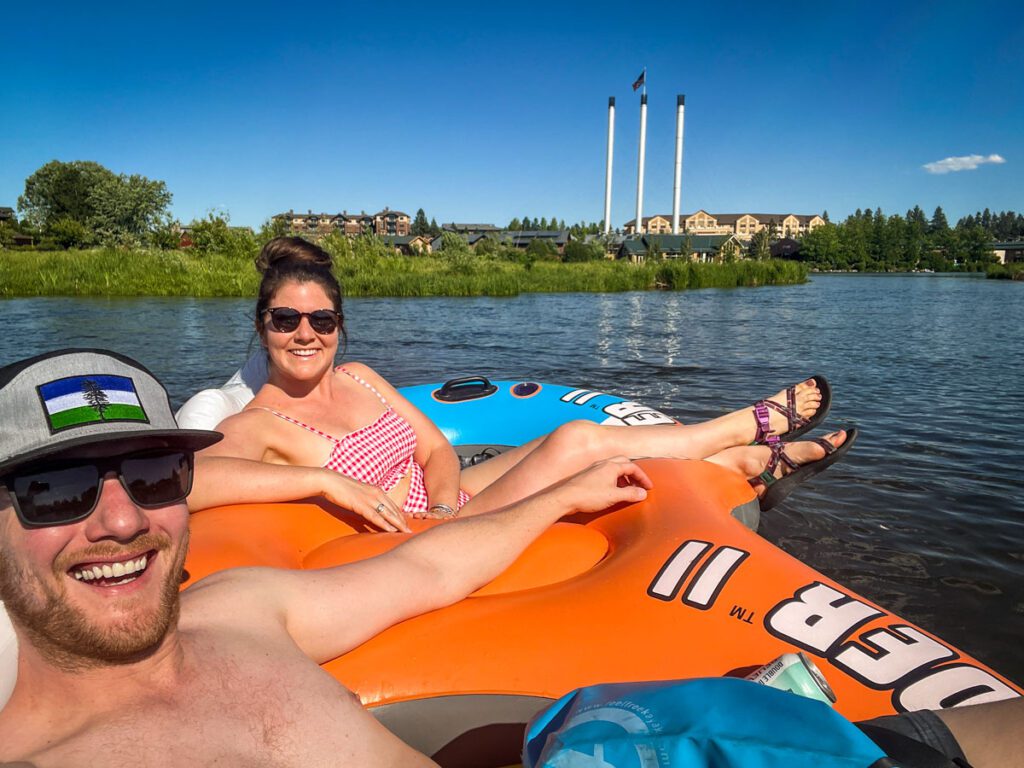 River Tubing in Bend, OR on the Deschutes River