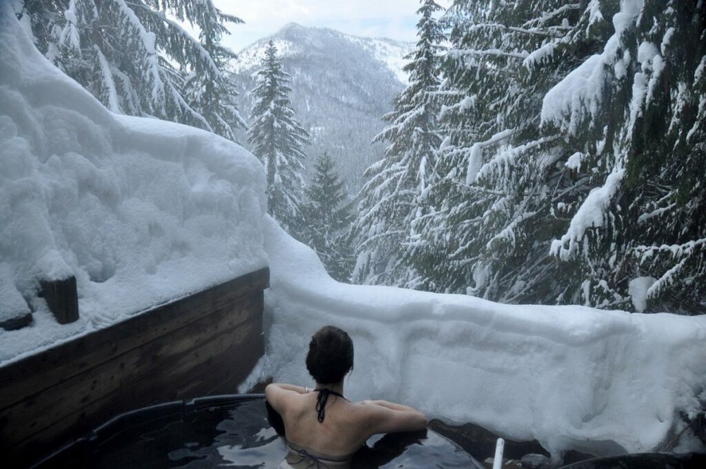 Scenic Hot Springs near Leavenworth Washington