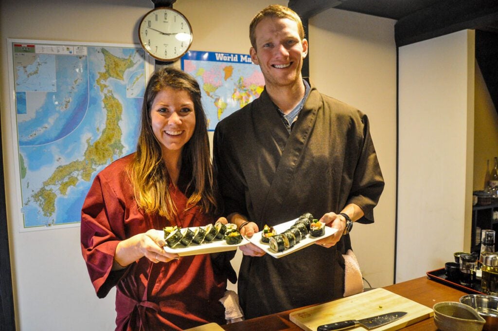 Japanese cooking class Kyoto Japan