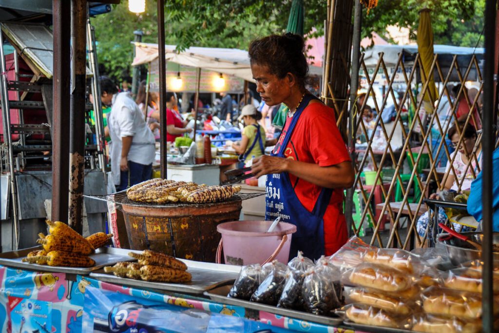 Street food market Thailand