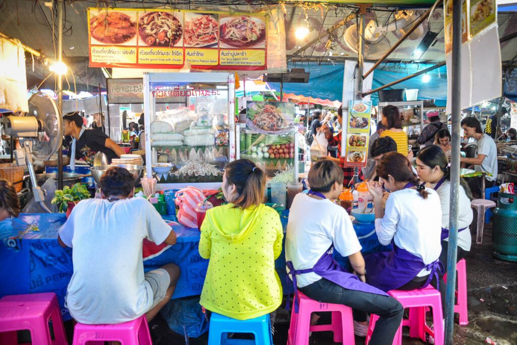 Thai food market Thailand