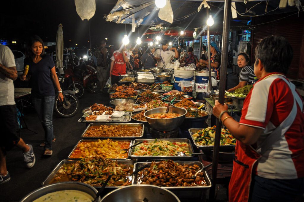 Street food market Thailand