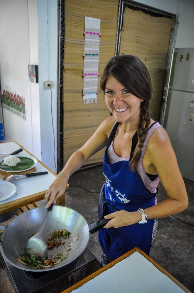 Thai food cooking class