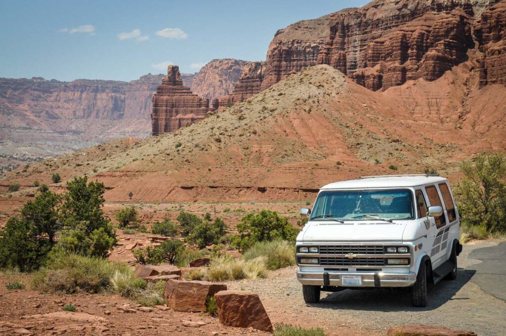 Vanlife in Capitol Reef National Park