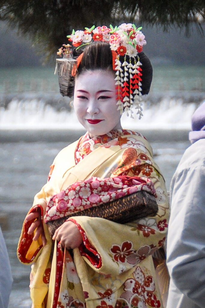 Geisha in Kyoto Japan