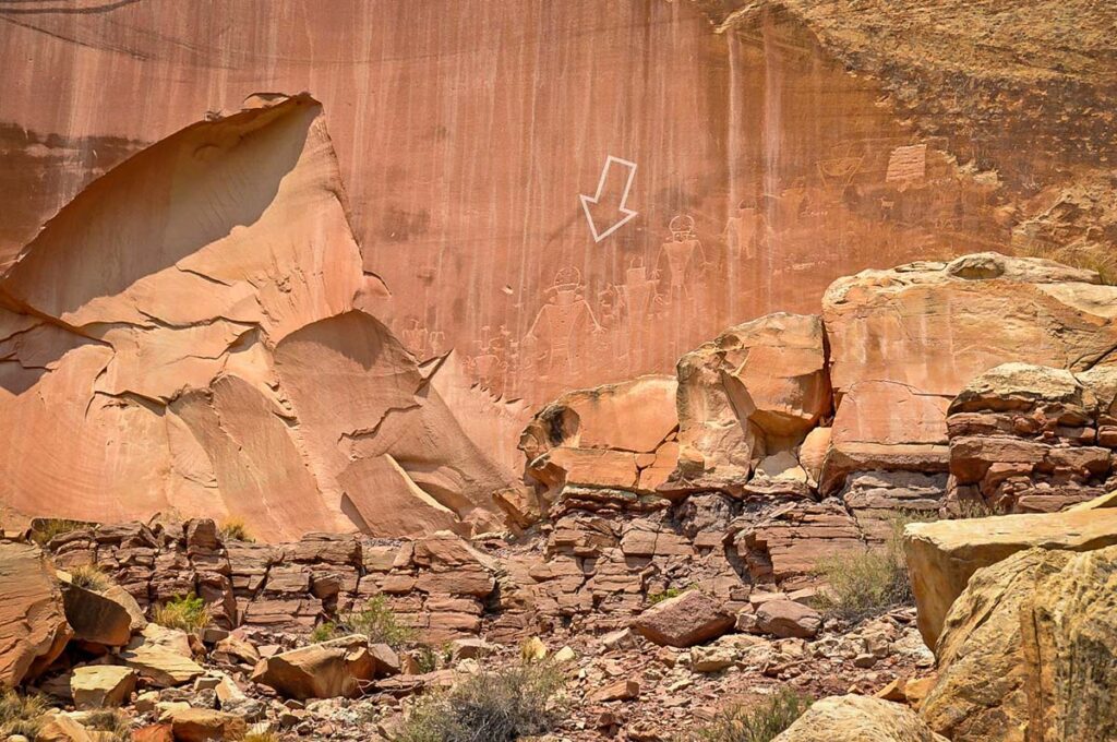 Fremont Petroglyphs Capitol Reef National Park