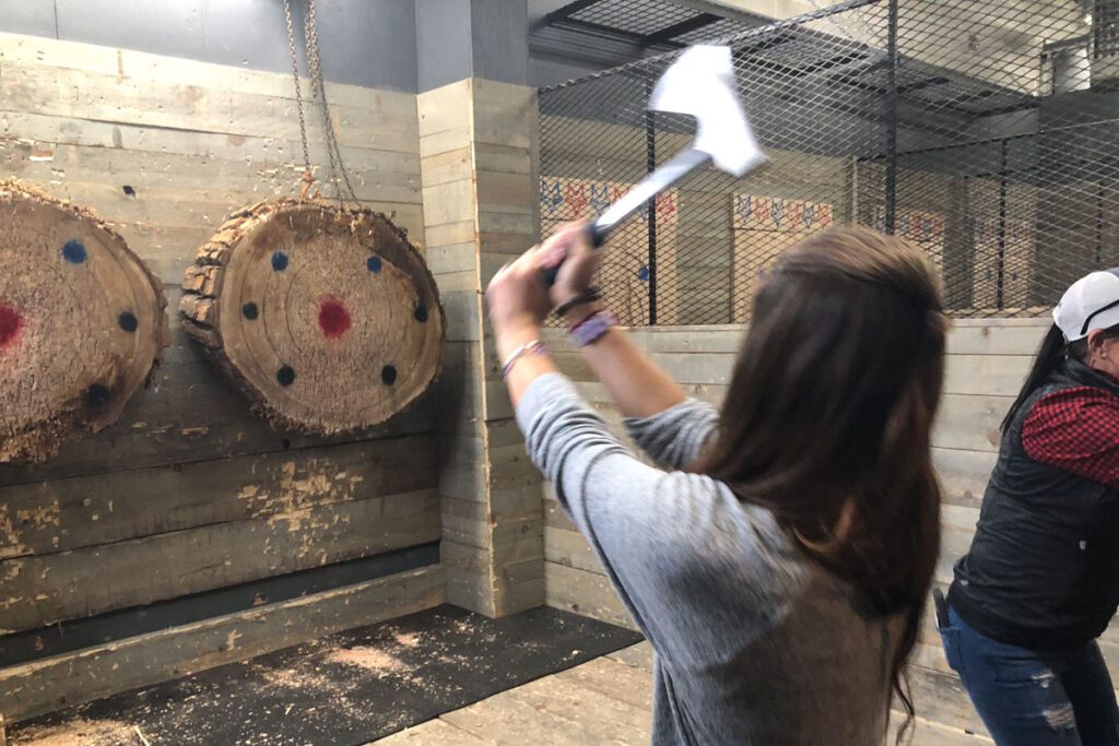 Ax throwing in Minneapolis