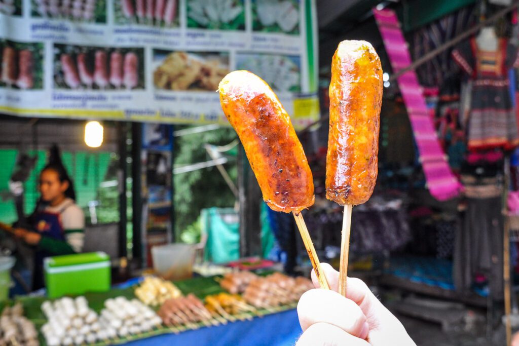 Northern Thai sausage Thailand