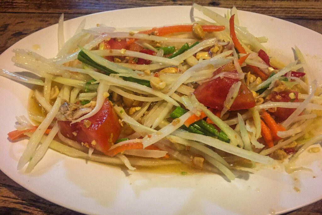 Papaya salad Thailand