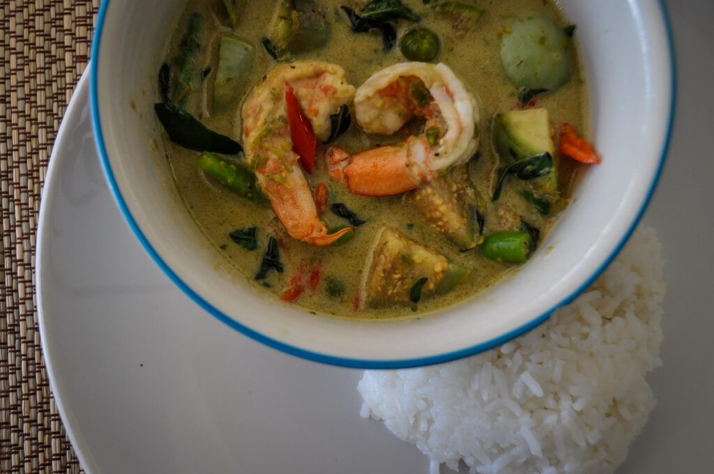 Thai green curry