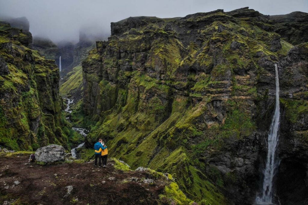 Iceland waterfall