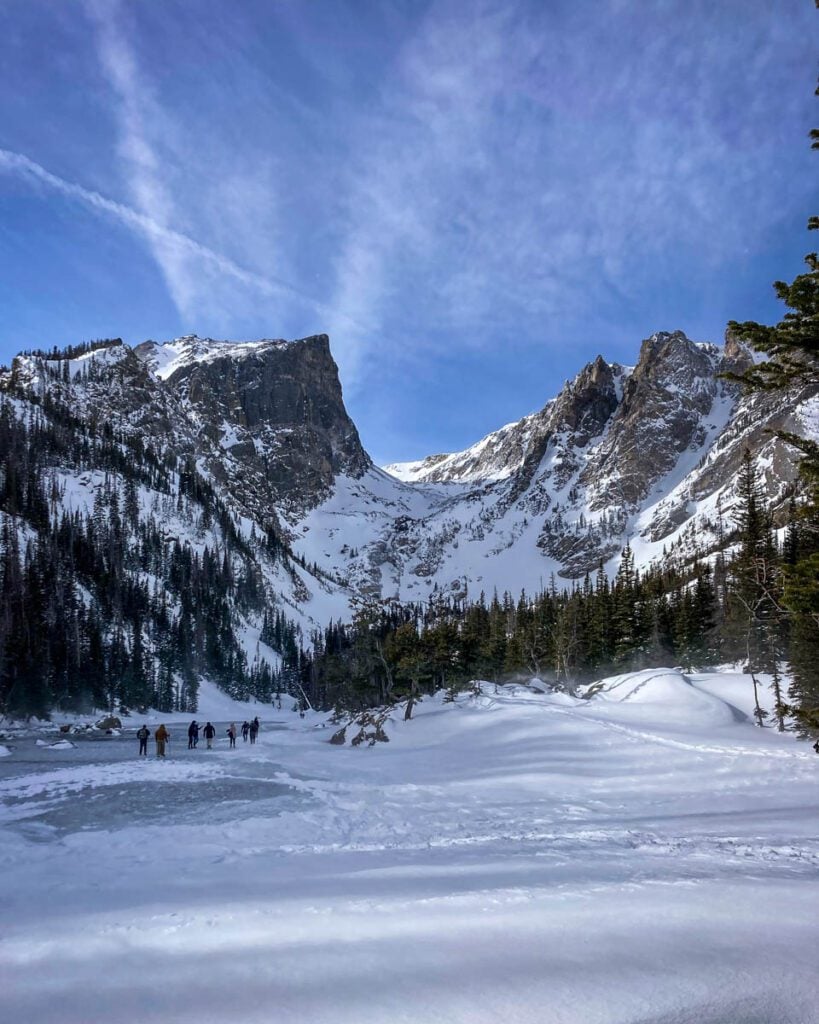 Snow and Ice on Dream Lake