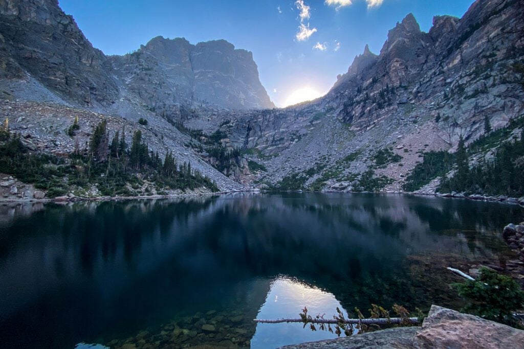 Emerald Lake at Sunset