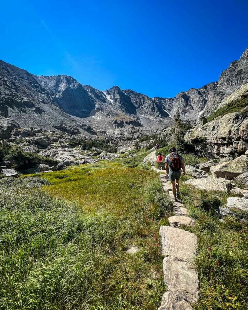 Hiking to Sky Pond