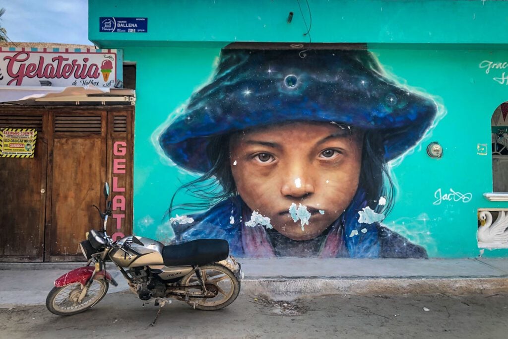 street art in Isla Holbox