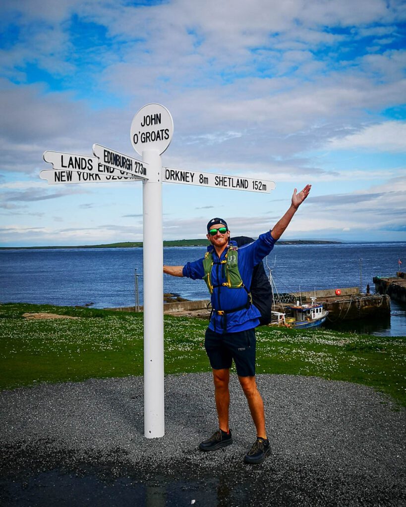 John o Groats Start Line | Danny Newman