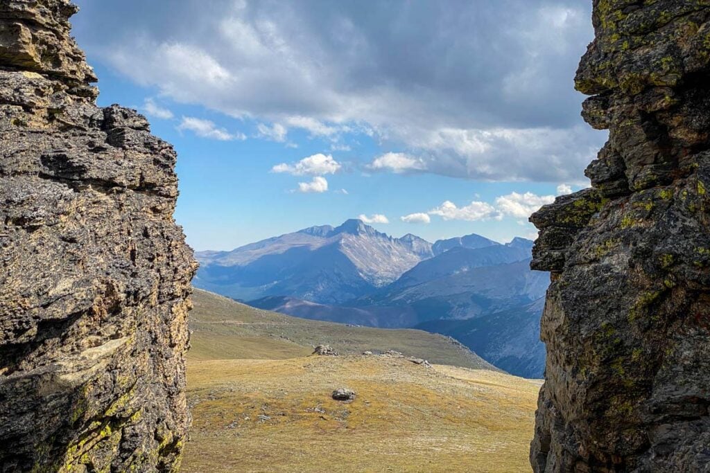 Longs Peak from Alpine Tundra RMNP