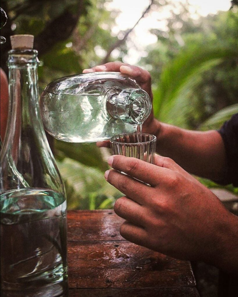 Mezcal tasting in Bacalar (Airbnb)