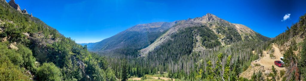 View from Old Fall River Road