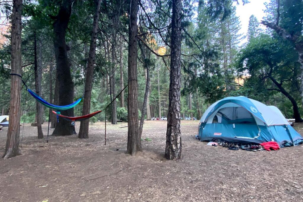 Campsite at Upper Pines Campground Yosemite (Paul Fuchs)
