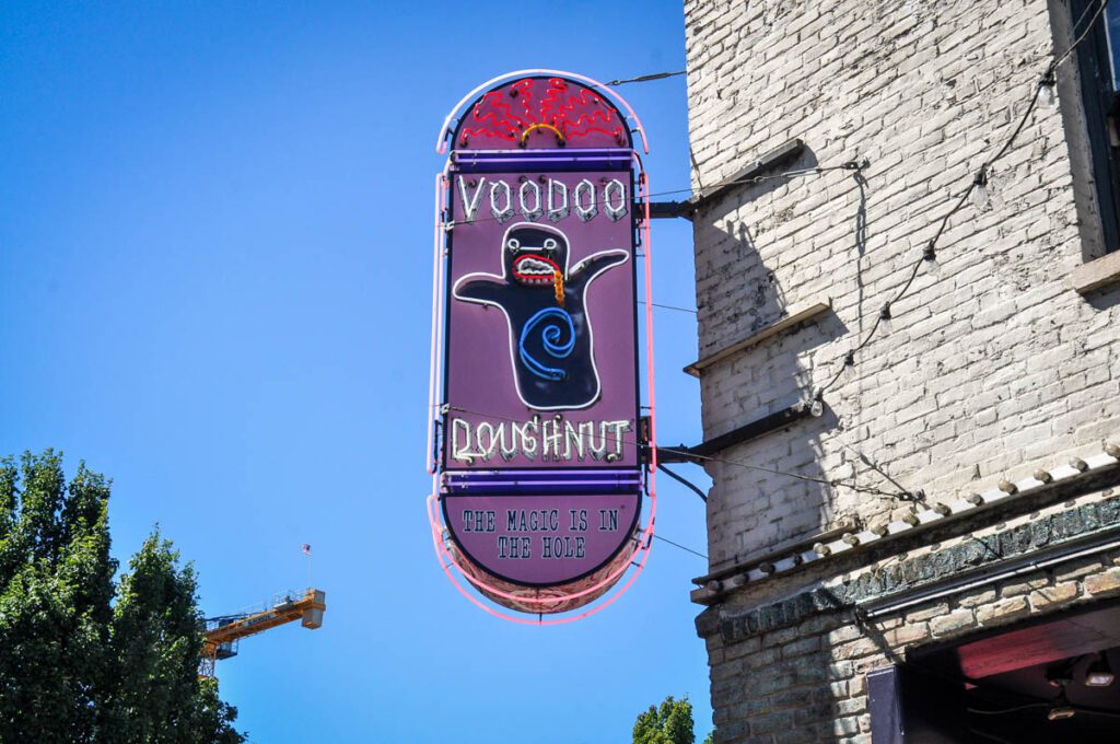 Voodoo Doughnuts best donuts in Portland