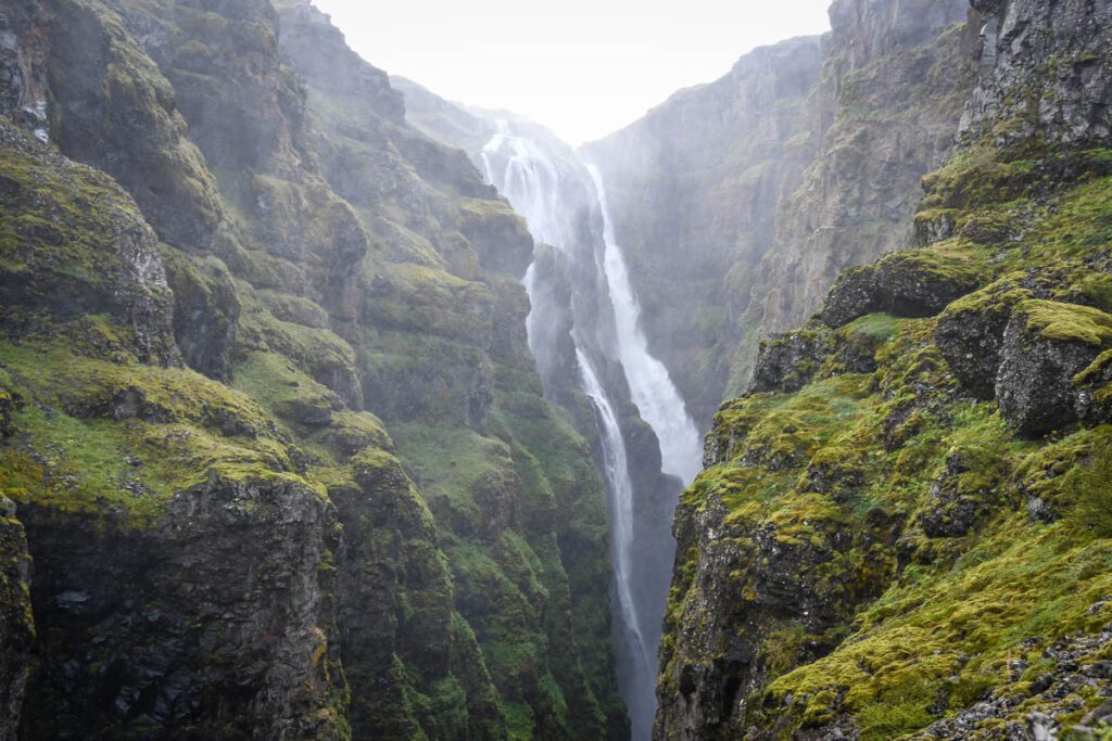 Glymur waterfall Iceland